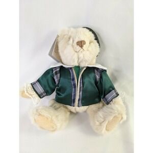 Bialosky Treasury Bear Plush 9.5 Inch Jointed Green Jacket